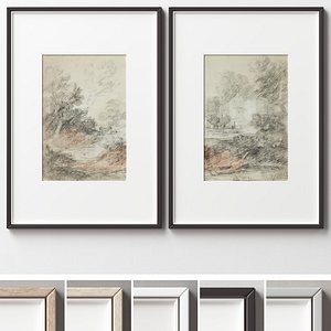 3D model Picture Frames Set-506