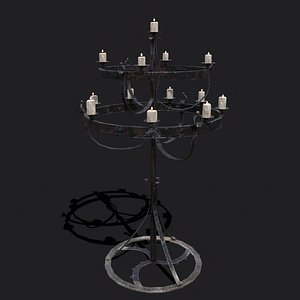 Standing Elegant Candle Chandelier