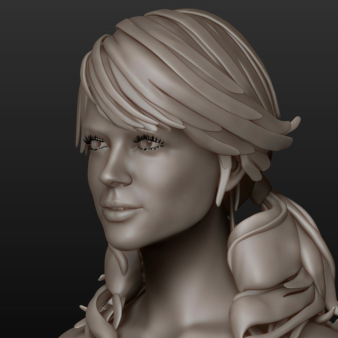 3d Model Zbrush Female Amber