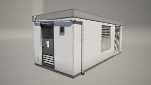 3D Electrical Utility Transformer Station