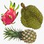 Ananas et Durian fruit du dragon