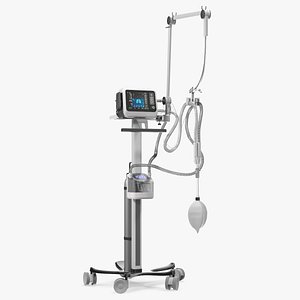 Mobile Mechanical Ventilation Apparatus 3D