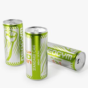 Beverage Can Standard 440ml - Closed and Open