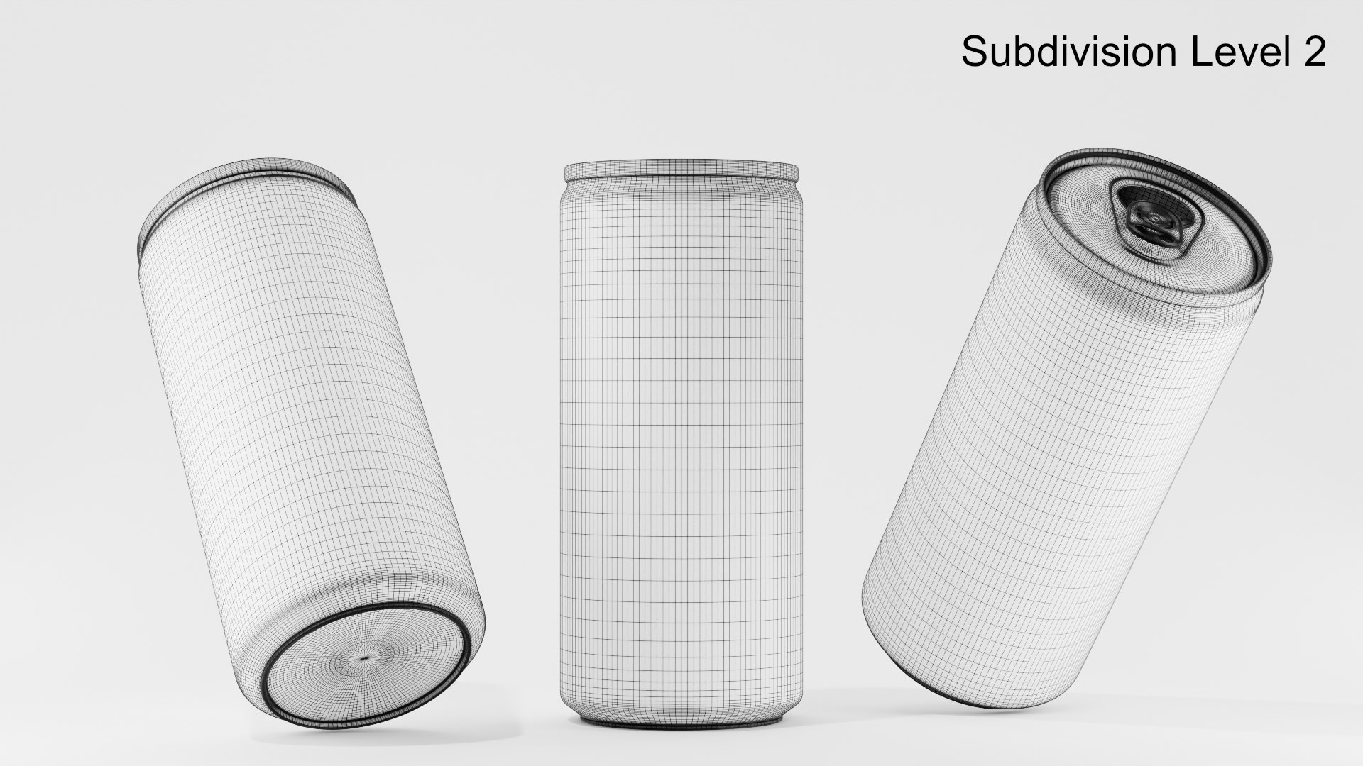 Standard 440ml Beverage Can Closed And Open 3D Model 3D TurboSquid