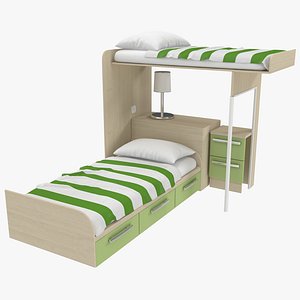Two Story Children's Bed
