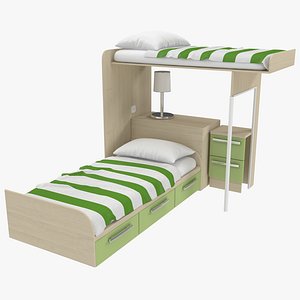 Two Story Children's Bed