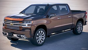 3D chevrolet silverado country model