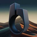Twin Pillar Ring - Futuristic Architectural 3D Print Design 14