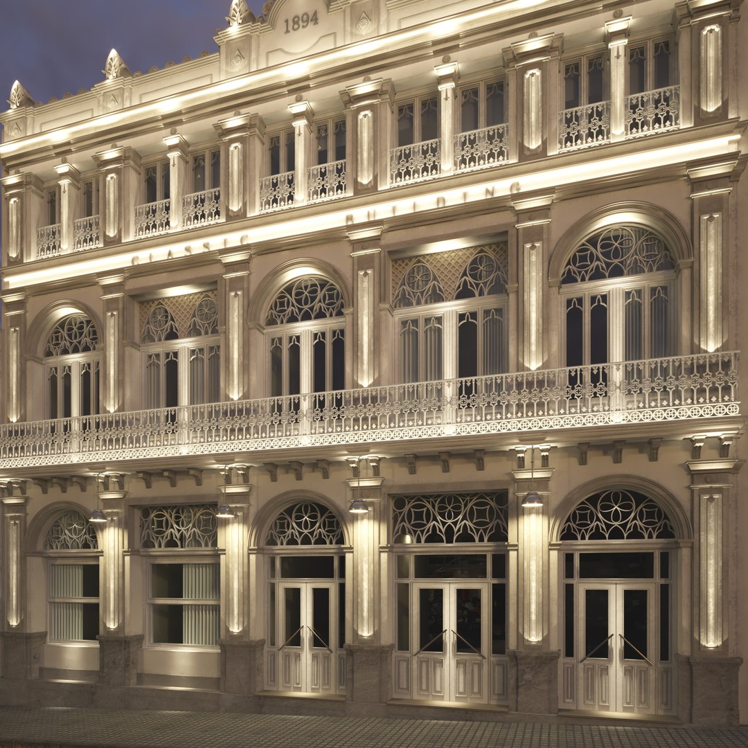 Classic Building 3D - TurboSquid 2264582