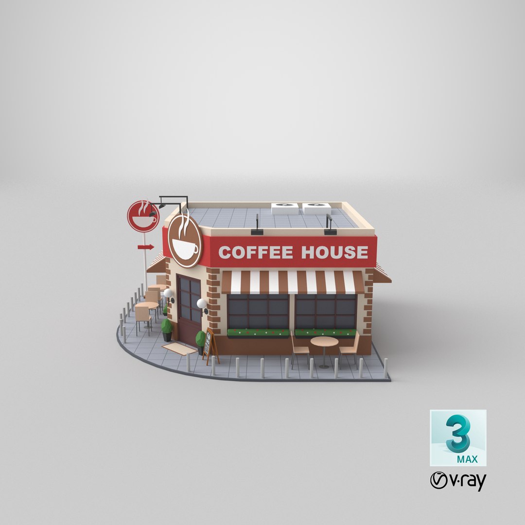3D Low Poly Cartoon Coffee House model https://p.turbosquid.com/ts-thumb/w5/YyoxiQ/1p/stemcell_max_vray_render/png/1641374581/1920x1080/fit_q87/00388d409abb43fbc4016dc0da92723961a39a7d/stemcell_max_vray_render.jpg
