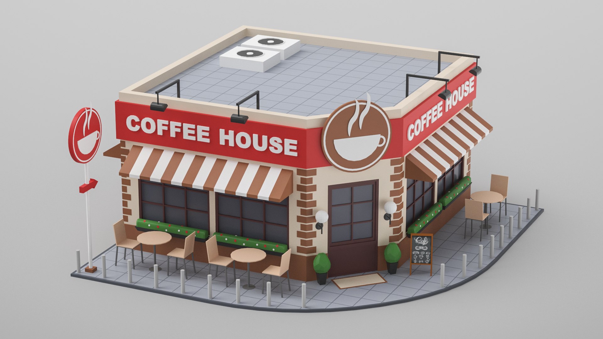 3D Low Poly Cartoon Coffee House model https://p.turbosquid.com/ts-thumb/w5/YyoxiQ/SV/coffeehouse4/jpg/1641229896/1920x1080/fit_q87/575ce73929d81f9dc060d15365f47a344eacde15/coffeehouse4.jpg