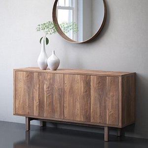 IKEA STOCKHOLM Sideboard and mirror