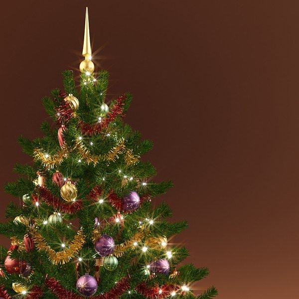 christmas tree 3d max
