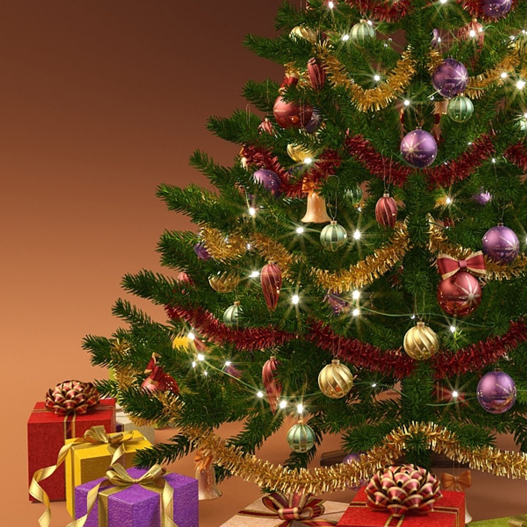 christmas tree 3d max