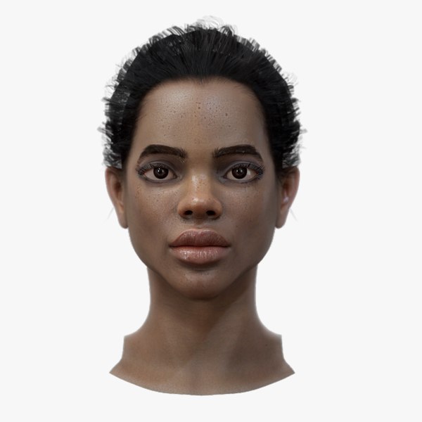 5 realistic models of heads 3D model - TurboSquid 1782441