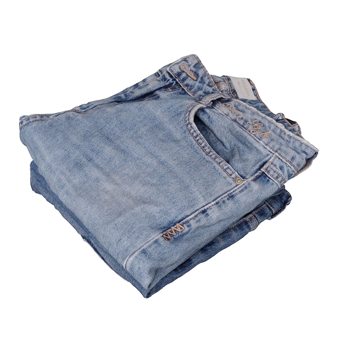 Womens jeans stack folded model - TurboSquid 1574244