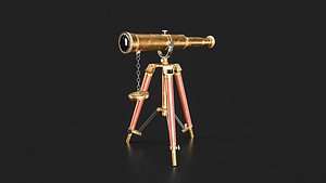 Ancient Telescope For Game Devs 3D model
