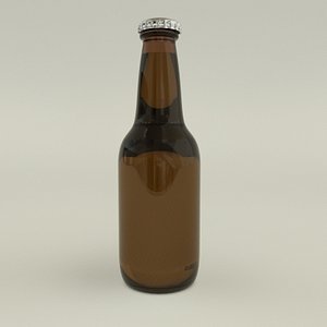 beer bottle 3d max