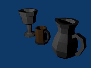 tableware gothic 3d 3ds
