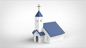3D church building model