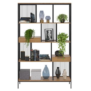 3D model Shelving unit Modena