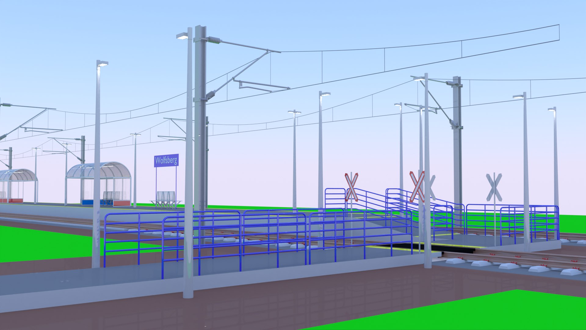 3D Local Railway Station IV - TurboSquid 2153970