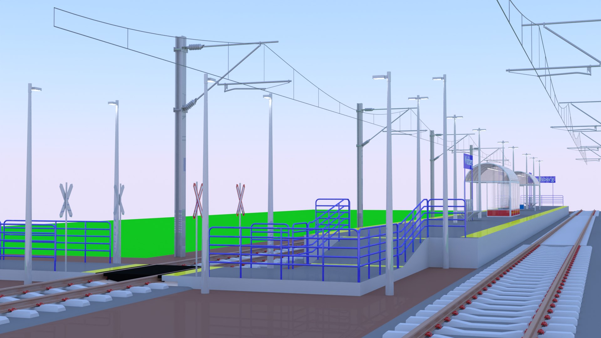 3D Local Railway Station IV - TurboSquid 2153970