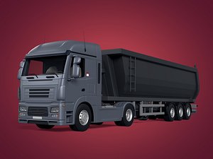 3d obj dump truck v2