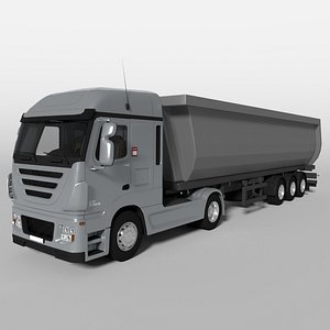 3d obj dump truck v2