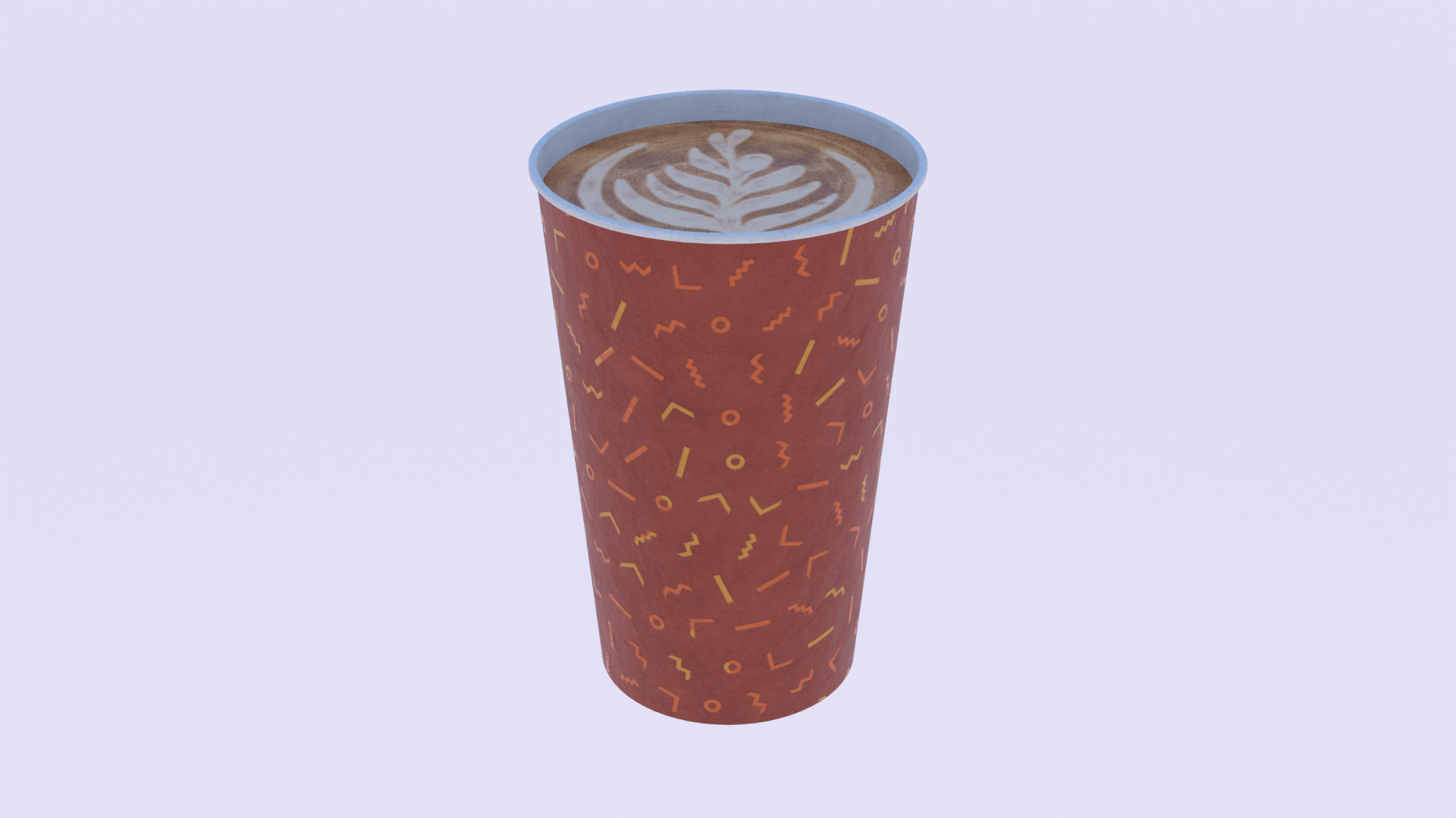 Cappuccino Paper Cup III 3D Model - TurboSquid 2266506