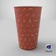 Vaso de papel para capuchino III