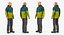 Rock Climber Winter Hiking Gear Standing Pose