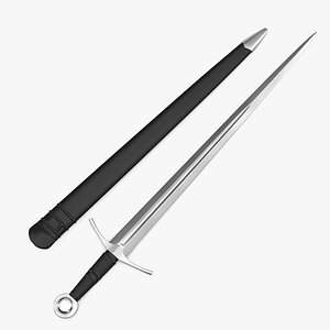 Medieval Knight Sword with Sheath