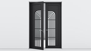 Aluminium door 306 3D