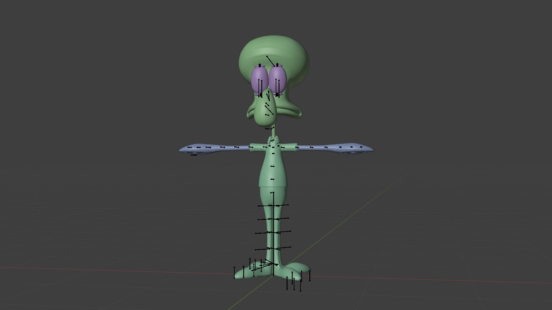 Squidward Tentacles - SpongeBob Model - TurboSquid 2398217