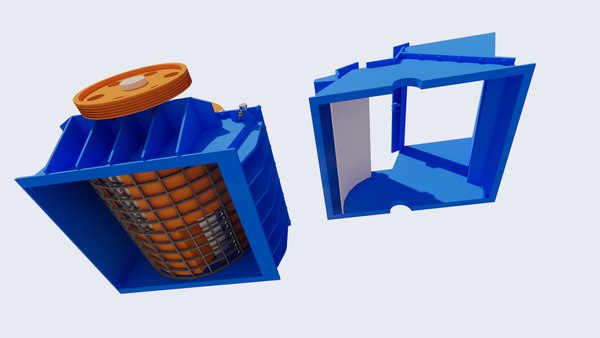 modelo 3d Drum roller chipper - TurboSquid 1984515