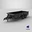 BigTex 14LP Dump Trailer 3D Model model