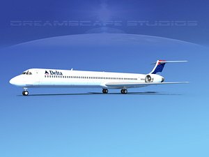 3d model md-90 delta