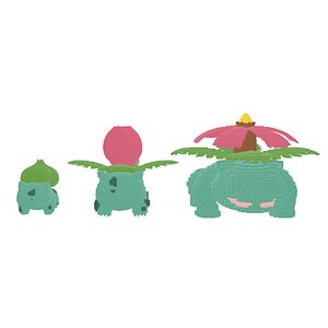Gen 1 Grass Starter Line 3D model