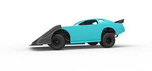 3D Australian Super Sedan Version 2 while turning Scale 1 to 25