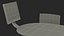 Oval Light Bowling Table with Red Chairs