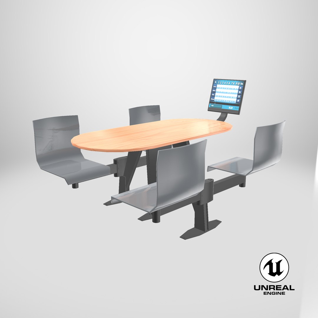 3D Oval Light Bowling Table with Red Chairs https://p.turbosquid.com/ts-thumb/w6/NkJ4BZ/uk/stemcell_unreal_render/png/1717509529/1920x1080/fit_q87/a6977aca8570b99fef9177f4ae5801b10e36eb14/stemcell_unreal_render.jpg