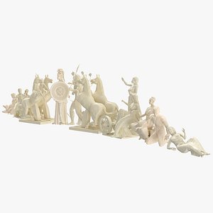 Parthenon West Pediment Statues