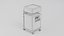 Hospital Bedside Cabinet