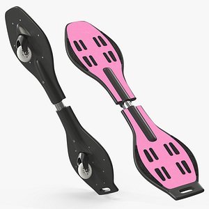Waveboard Caster Skateboard for Kids Pink model