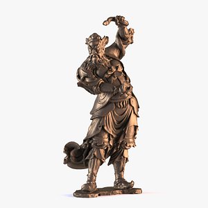 3D Buddhist statues 002 model