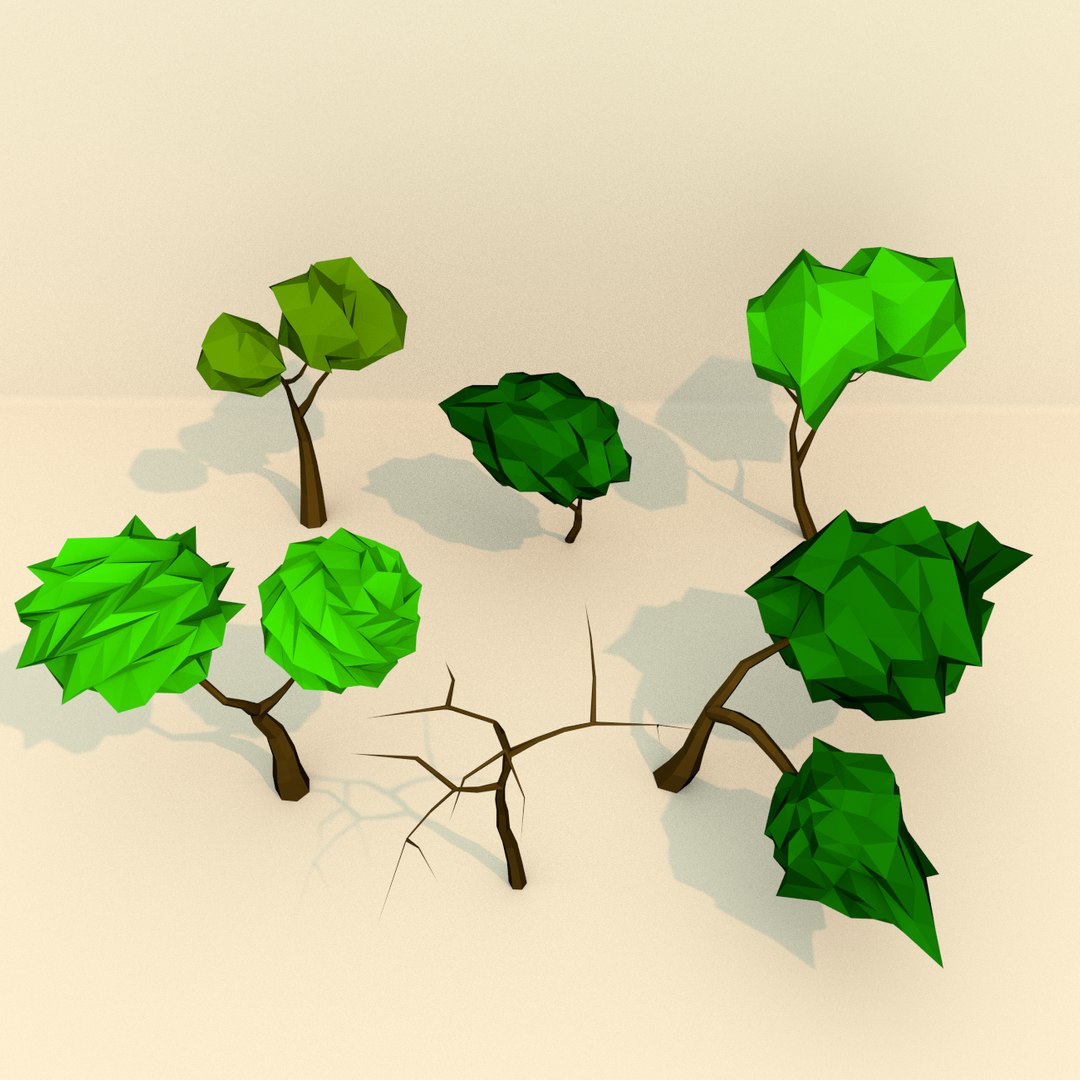 3d 3ds Art Trees