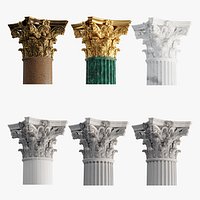 Round corinth column