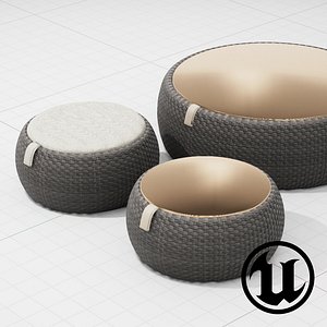 3d dedon dala tables