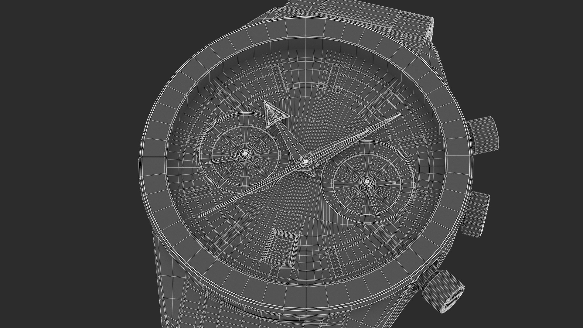 3D model Chronometer Watch Steel Bracelet Black Dial https://p.turbosquid.com/ts-thumb/w6/lSKU9b/GW/wire2.1/png/1722454727/1920x1080/fit_q87/ea4a9bed23d6525df89ee065fbe50e9f552fa50f/wire2.1.jpg